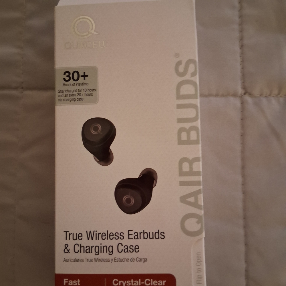 Black True Wireless Earbuds & Charging Case